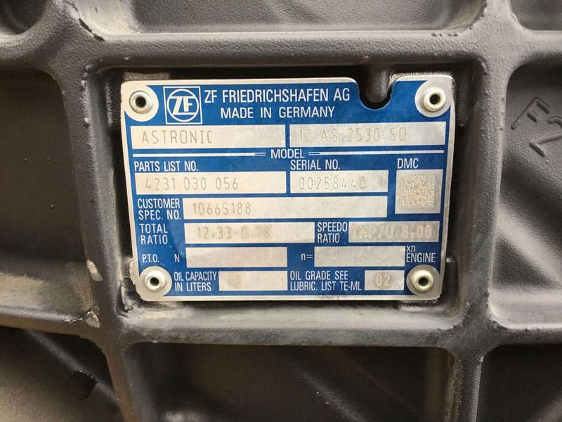 ZF MK 88 ZF Astronic gearbox 12 AS 2530 S0 - Gearbox for Crane: picture 5 ZF MK 88 ZF Astronic gearbox 12 AS 2530 S0 - Gearbox for Crane: picture 5