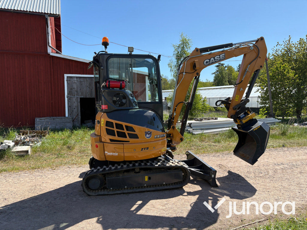 Mini excavator Bandgrävare - Case CX35B: picture 9