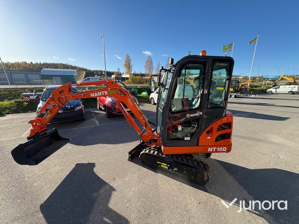 Minigrävare - Nante NT-18D, 1.8 ton, med hytt - Other machinery: picture 2 Minigrävare - Nante NT-18D, 1.8 ton, med hytt - Other machinery: picture 2