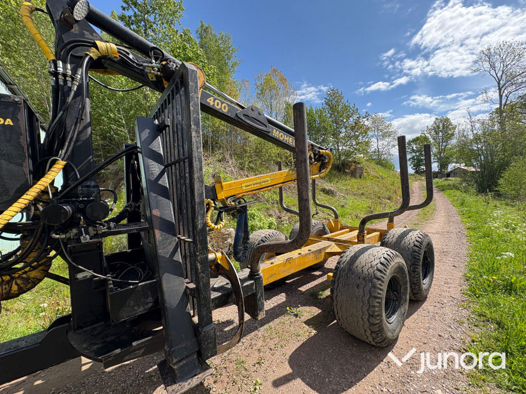 Skogsvagn - Moheda 120, med Moheda 400 kran - Forestry trailer: picture 2 Skogsvagn - Moheda 120, med Moheda 400 kran - Forestry trailer: picture 2