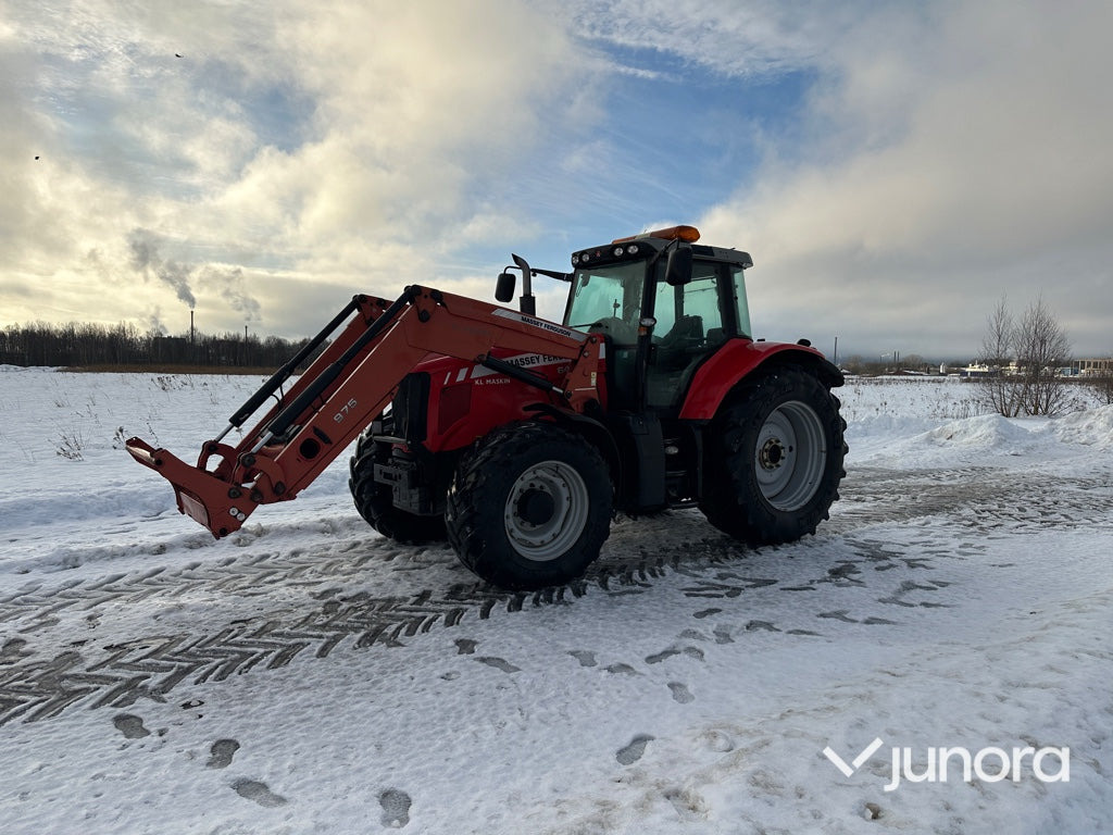 Traktor – Massey Ferguson 6490 med lastare - Farm tractor: picture 1 Traktor – Massey Ferguson 6490 med lastare - Farm tractor: picture 1