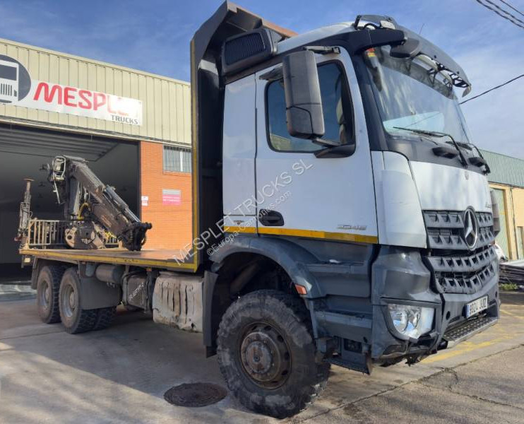 Mercedes Arocs 3345 AK - Dropside/ Flatbed truck, Crane truck: picture 2 Mercedes Arocs 3345 AK - Dropside/ Flatbed truck, Crane truck: picture 2