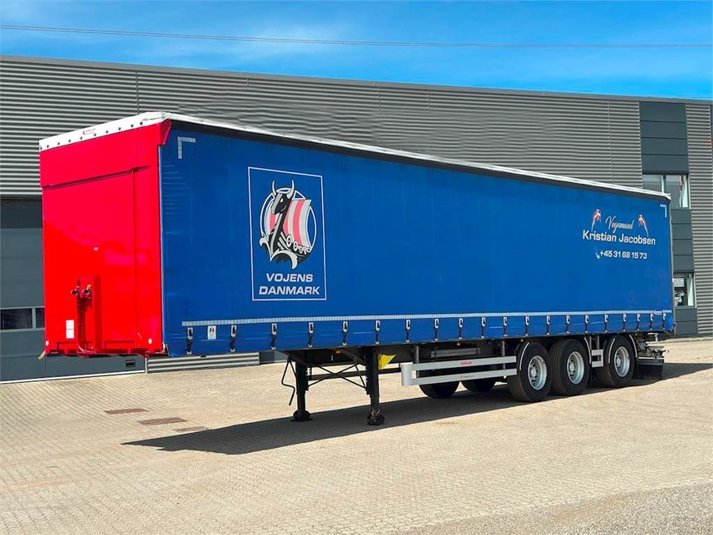 Hangler 3-aks gardintrailer hævetag + skydetag - Curtainsider semi-trailer: picture 3 Hangler 3-aks gardintrailer hævetag + skydetag - Curtainsider semi-trailer: picture 3
