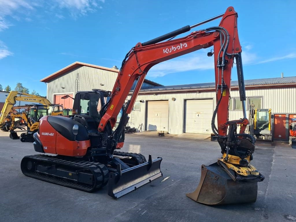 Kubota KX080-4a2 PYÖRITTÄJÄLLÄ - Mini excavator: picture 4 Kubota KX080-4a2 PYÖRITTÄJÄLLÄ - Mini excavator: picture 4