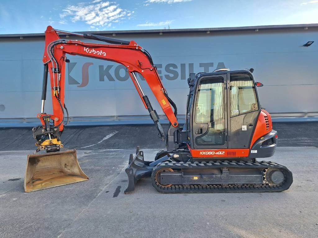 Kubota KX080-4a2 PYÖRITTÄJÄLLÄ - Mini excavator: picture 1 Kubota KX080-4a2 PYÖRITTÄJÄLLÄ - Mini excavator: picture 1