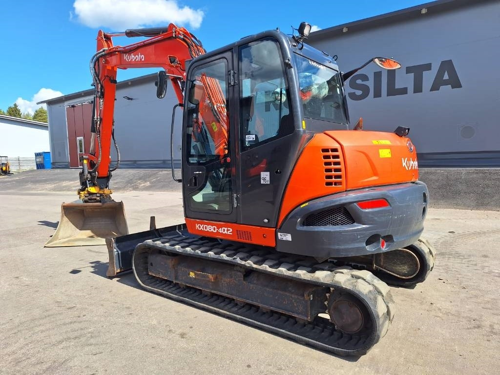 Kubota KX080-4a2 PYÖRITTÄJÄLLÄ - Mini excavator: picture 2 Kubota KX080-4a2 PYÖRITTÄJÄLLÄ - Mini excavator: picture 2