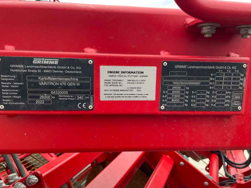 Grimme VARITRON 470 RS GEN III - Harvester: picture 3 Grimme VARITRON 470 RS GEN III - Harvester: picture 3