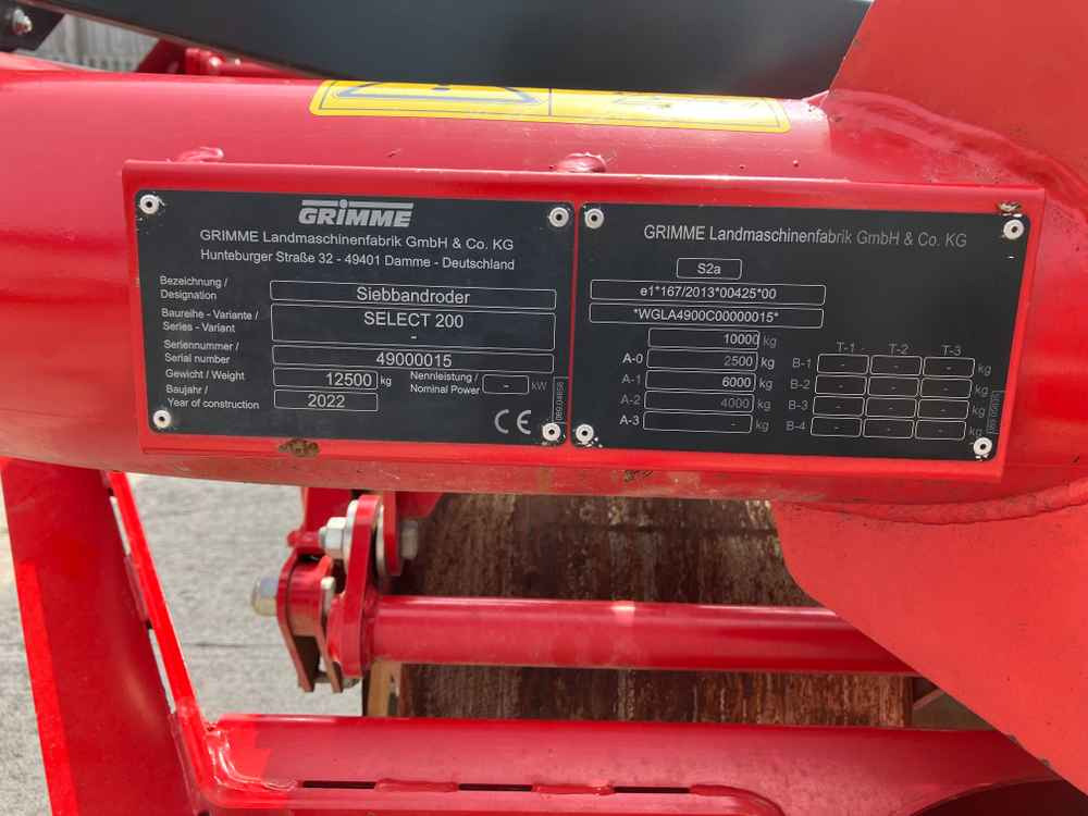 Grimme Grimme Select 200 2 Row Trailed Potato Harvester - Harvester: picture 2 Grimme Grimme Select 200 2 Row Trailed Potato Harvester - Harvester: picture 2