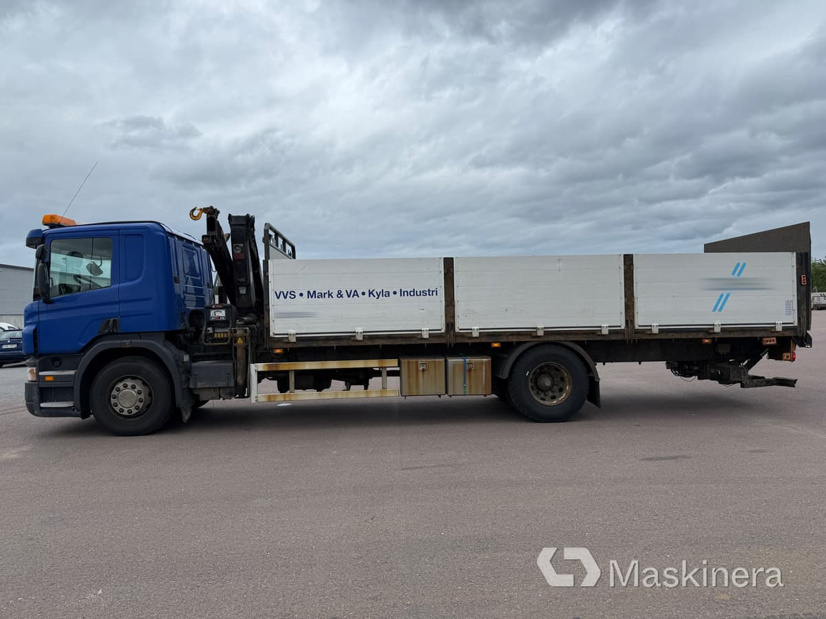 Kranbil Scania P320 - Dropside/ Flatbed truck, Crane truck: picture 2 Kranbil Scania P320 - Dropside/ Flatbed truck, Crane truck: picture 2