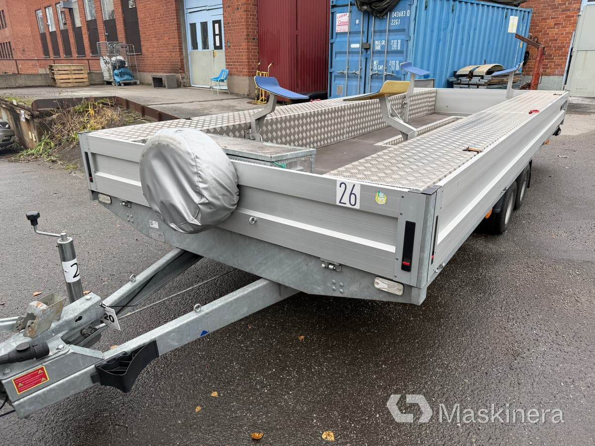 Trailer Westbay/Agados Dona 4B - Dropside/ Flatbed trailer: picture 2 Trailer Westbay/Agados Dona 4B - Dropside/ Flatbed trailer: picture 2