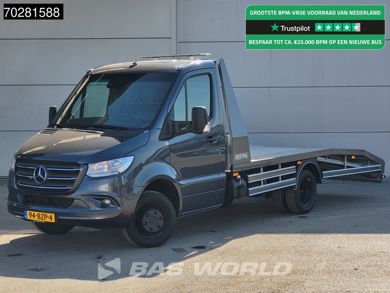 Mercedes-Benz Sprinter 519 3.0L V6 Autotransporter Oprijwagen Lier Trekhaak Navi Airco Cruise MBUX Euro6 Cartransporter Airco Trekhaak Cruise control - Commercial vehicle: picture 1 Mercedes-Benz Sprinter 519 3.0L V6 Autotransporter Oprijwagen Lier Trekhaak Navi Airco Cruise MBUX Euro6 Cartransporter Airco Trekhaak Cruise control - Commercial vehicle: picture 1
