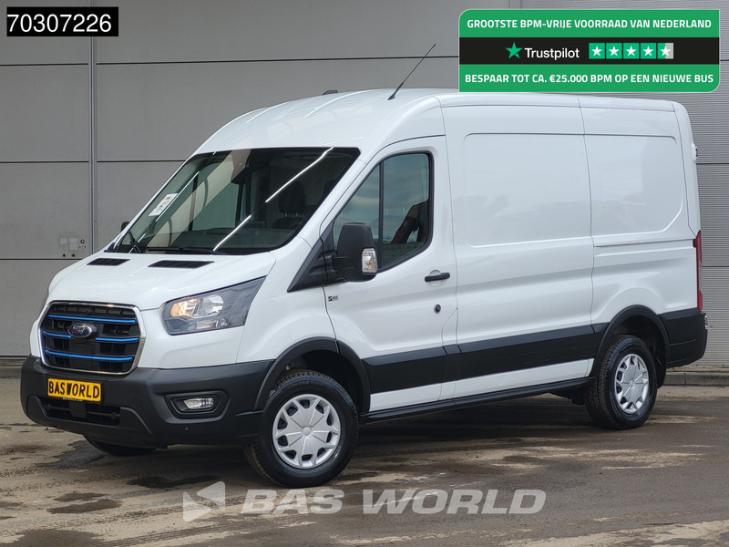 Ford E-Transit Elektrisch 68kWh 317km WLTP L2H2 Navi Airco Cruise Parkeersensoren v+a SYNC4-Display CarPlay Airco Cruise control - Panel van, Electric van: picture 1 Ford E-Transit Elektrisch 68kWh 317km WLTP L2H2 Navi Airco Cruise Parkeersensoren v+a SYNC4-Display CarPlay Airco Cruise control - Panel van, Electric van: picture 1