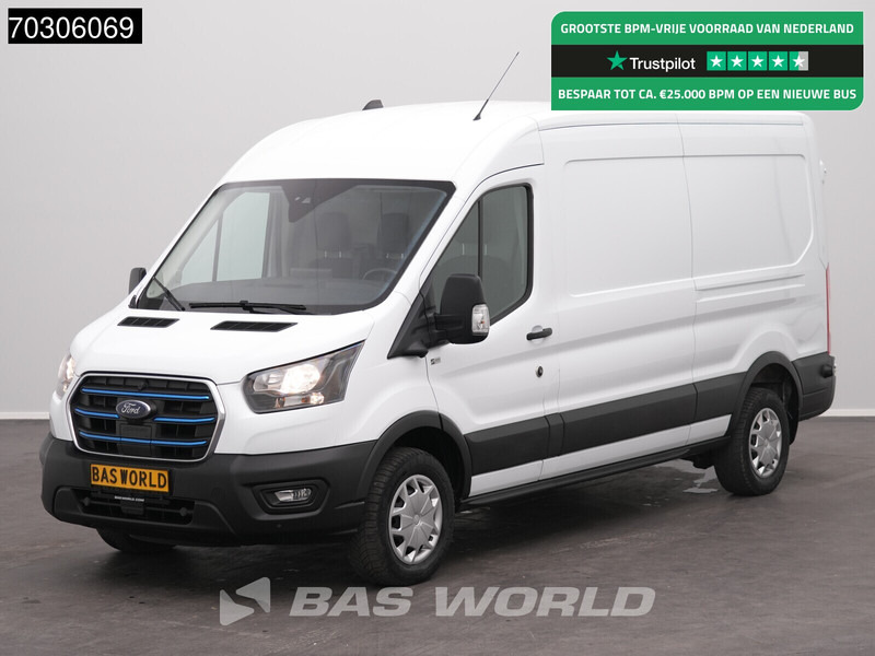 Ford E-Transit Elektrisch 68kWh 317km WLTP L2H2 Navi Airco Cruise Parkeersensoren v+a SYNC4-Display CarPlay Airco Cruise control - Panel van, Electric van: picture 1 Ford E-Transit Elektrisch 68kWh 317km WLTP L2H2 Navi Airco Cruise Parkeersensoren v+a SYNC4-Display CarPlay Airco Cruise control - Panel van, Electric van: picture 1