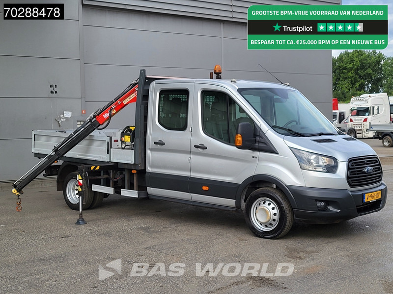 Ford Transit 105pk Kraanwagen Fassi M10A.12 Dubbel Cabine Dubbellucht Trekhaak Euro6 Crane Kran Kranwagen Trekhaak - Open body delivery van: picture 1 Ford Transit 105pk Kraanwagen Fassi M10A.12 Dubbel Cabine Dubbellucht Trekhaak Euro6 Crane Kran Kranwagen Trekhaak - Open body delivery van: picture 1