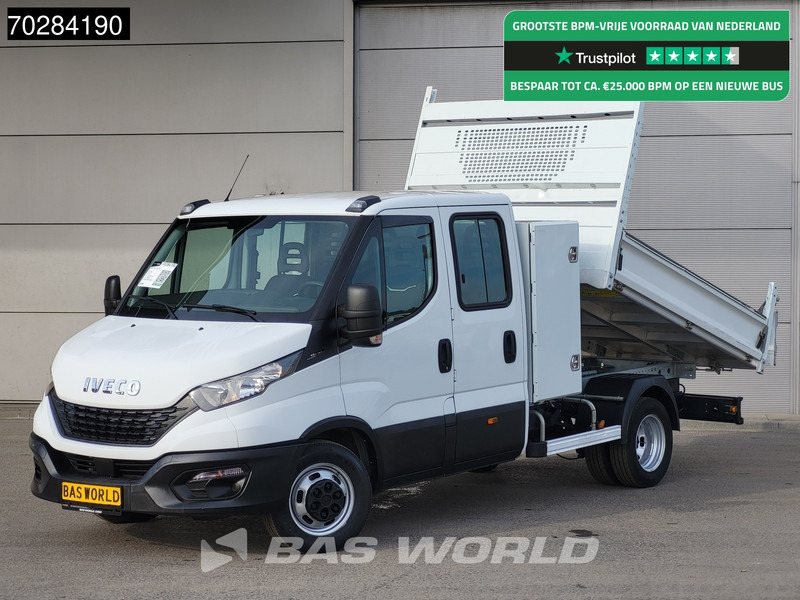 Iveco Daily 35C14 Kipper met Kist Dubbel Cabine Dubbellucht 3,5t Trekhaak Airco Cruise Euro6 Kieper Tipper Benne 2m3 Airco Trekhaak Cruise c - Tipper van: picture 1 Iveco Daily 35C14 Kipper met Kist Dubbel Cabine Dubbellucht 3,5t Trekhaak Airco Cruise Euro6 Kieper Tipper Benne 2m3 Airco Trekhaak Cruise c - Tipper van: picture 1