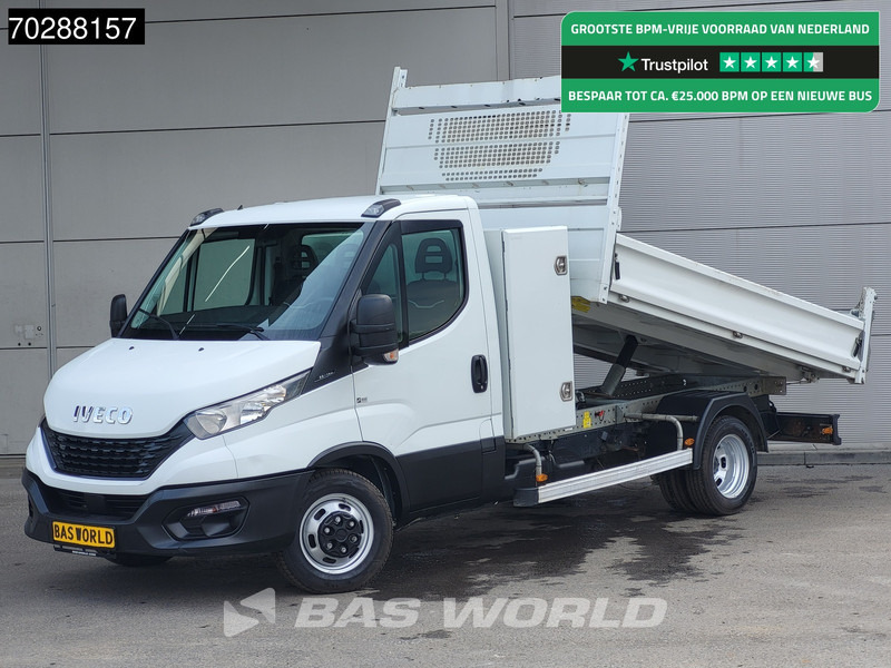 Iveco Daily 35C14 Kipper met Kist Dubbellucht 3,5t Trekhaak Airco Cruise Euro6 Tipper Benne Kieper 2m3 Airco Trekhaak Cruise control - Tipper van: picture 1 Iveco Daily 35C14 Kipper met Kist Dubbellucht 3,5t Trekhaak Airco Cruise Euro6 Tipper Benne Kieper 2m3 Airco Trekhaak Cruise control - Tipper van: picture 1