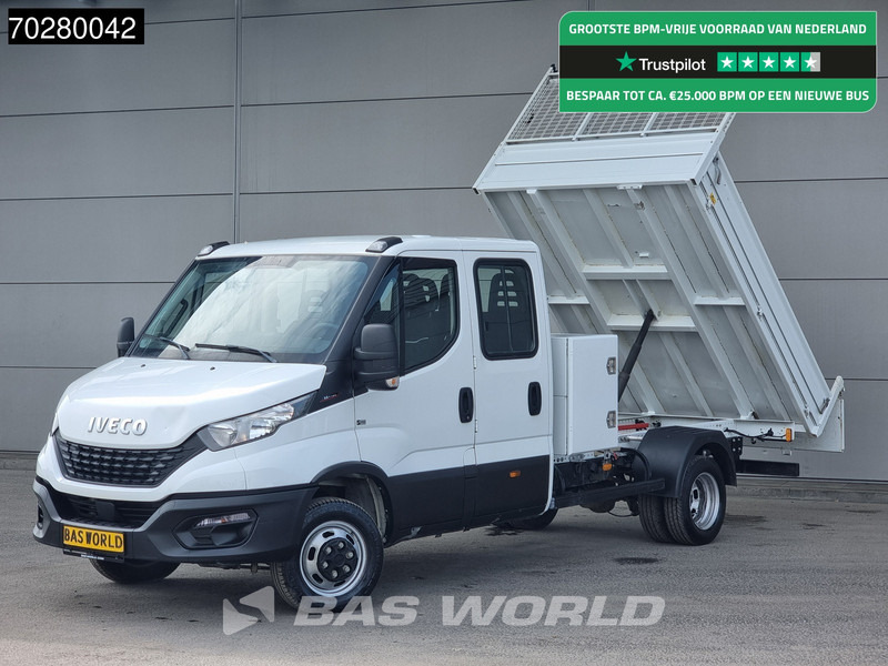 Iveco Daily 35C16 3.0L Kipper Dubbel Cabine met Kist Navi 3,5t trekhaak Dubbellucht Airco Cruise Tipper Benne Kieper Airco Dubbel cabine Tre - Tipper van: picture 1 Iveco Daily 35C16 3.0L Kipper Dubbel Cabine met Kist Navi 3,5t trekhaak Dubbellucht Airco Cruise Tipper Benne Kieper Airco Dubbel cabine Tre - Tipper van: picture 1