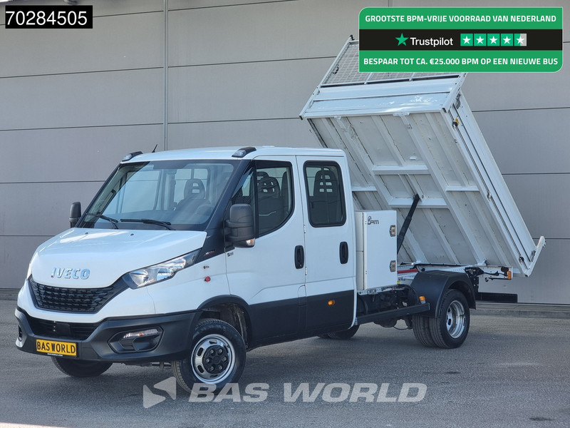 Iveco Daily 35C16 3.0L Kipper met Kist Dubbel Cabine Dubbellucht 3,5t Trekhaak Airco Cruise Euro6 Kieper Tipper Benne Airco Dubbel cabine Tr - Open body delivery van: picture 1 Iveco Daily 35C16 3.0L Kipper met Kist Dubbel Cabine Dubbellucht 3,5t Trekhaak Airco Cruise Euro6 Kieper Tipper Benne Airco Dubbel cabine Tr - Open body delivery van: picture 1