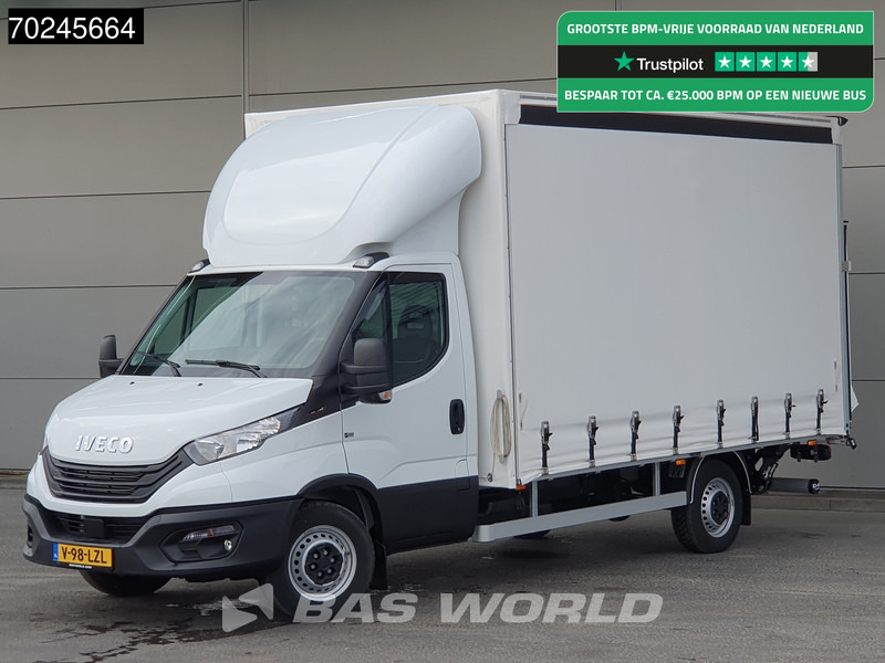 Iveco Daily 35S18 BPM VRIJ! 3.0L Laadklep 180PK Schuifzeilen Airco Cruise Bakwagen Euro6 Meubelbak Zeilenwagen Schuifzeil Plane 22m3 Airco C - Curtain side van: picture 1 Iveco Daily 35S18 BPM VRIJ! 3.0L Laadklep 180PK Schuifzeilen Airco Cruise Bakwagen Euro6 Meubelbak Zeilenwagen Schuifzeil Plane 22m3 Airco C - Curtain side van: picture 1