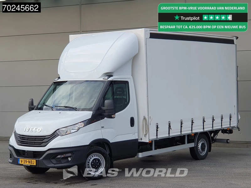 Iveco Daily 35S18 BPM VRIJ! 3.0L Laadklep 180PK Schuifzeilen Airco Cruise Bakwagen Euro6 Meubelbak Zeilenwagen Schuifzeil Plane 22m3 Airco C - Curtain side van: picture 1 Iveco Daily 35S18 BPM VRIJ! 3.0L Laadklep 180PK Schuifzeilen Airco Cruise Bakwagen Euro6 Meubelbak Zeilenwagen Schuifzeil Plane 22m3 Airco C - Curtain side van: picture 1