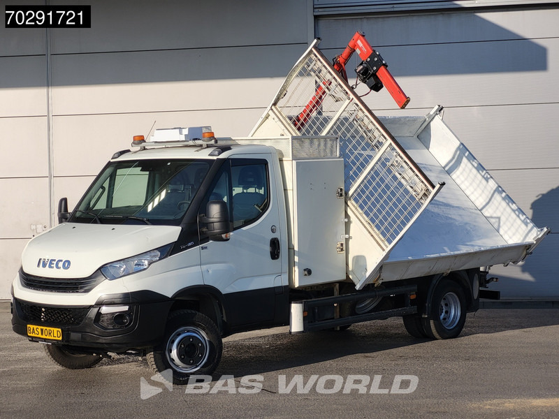 Iveco Daily 70C18 3.0L Open Laadbak 500KG Kraan Kraanwagen Open Laadbak 3,5t Trekhaak Airco Cruise Euro6 Kraan Crane Kranwagen Pritsche Pick - Open body delivery van: picture 3 Iveco Daily 70C18 3.0L Open Laadbak 500KG Kraan Kraanwagen Open Laadbak 3,5t Trekhaak Airco Cruise Euro6 Kraan Crane Kranwagen Pritsche Pick - Open body delivery van: picture 3