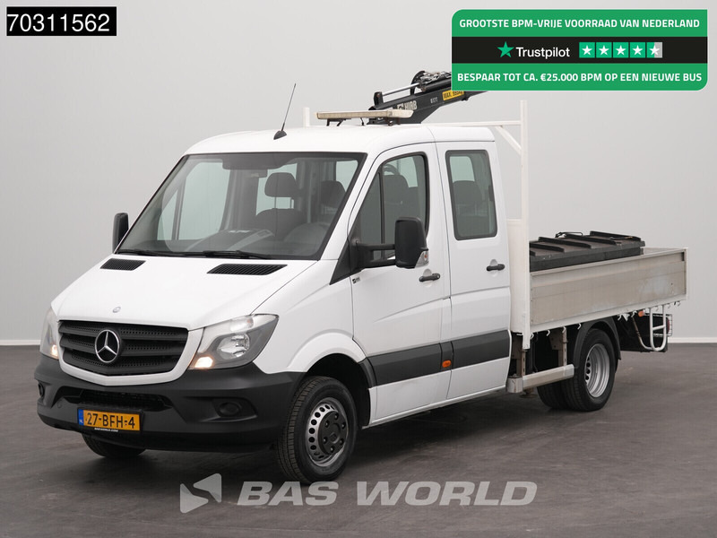 Mercedes-Benz Sprinter 513 CDI Automaat Kraanwagen HIAB 017T Dubbellucht Trekhaak Airco Euro6 Kraan Crane Kranwagen Pritsche Open Box Pickup Airco Trek - Open body delivery van: picture 1 Mercedes-Benz Sprinter 513 CDI Automaat Kraanwagen HIAB 017T Dubbellucht Trekhaak Airco Euro6 Kraan Crane Kranwagen Pritsche Open Box Pickup Airco Trek - Open body delivery van: picture 1