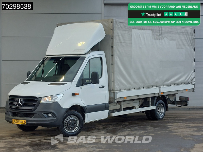 Mercedes-Benz Sprinter 519 CDI 3.0L V6 Automaat 484cm Dubbellucht Huif Bakwagen 190PK Airco Cruise Euro6 Meubelbak Koffer Airco - Curtain side van: picture 1 Mercedes-Benz Sprinter 519 CDI 3.0L V6 Automaat 484cm Dubbellucht Huif Bakwagen 190PK Airco Cruise Euro6 Meubelbak Koffer Airco - Curtain side van: picture 1