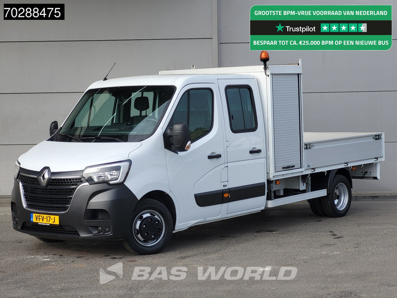 Renault Master 145PK Open Laadbak Dubbellucht 3,5t Trekhaak LED Airco Cruise Standkachel Euro6 Pritsche Pickup Open Box Airco Trekhaak Cruise control - Open body delivery van: picture 1 Renault Master 145PK Open Laadbak Dubbellucht 3,5t Trekhaak LED Airco Cruise Standkachel Euro6 Pritsche Pickup Open Box Airco Trekhaak Cruise control - Open body delivery van: picture 1