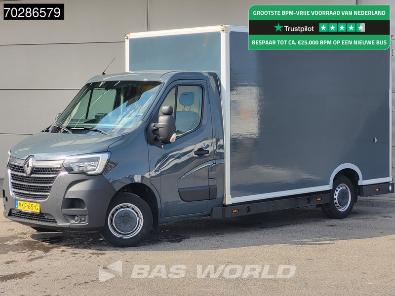 Renault Master 150PK Bakwagen Airco Cruise Luchtvering Meubelbak Plancher Verkoopwagen Foodtruck Paardenwagen 18m3 Airco Cruise control - Closed box van: picture 1 Renault Master 150PK Bakwagen Airco Cruise Luchtvering Meubelbak Plancher Verkoopwagen Foodtruck Paardenwagen 18m3 Airco Cruise control - Closed box van: picture 1