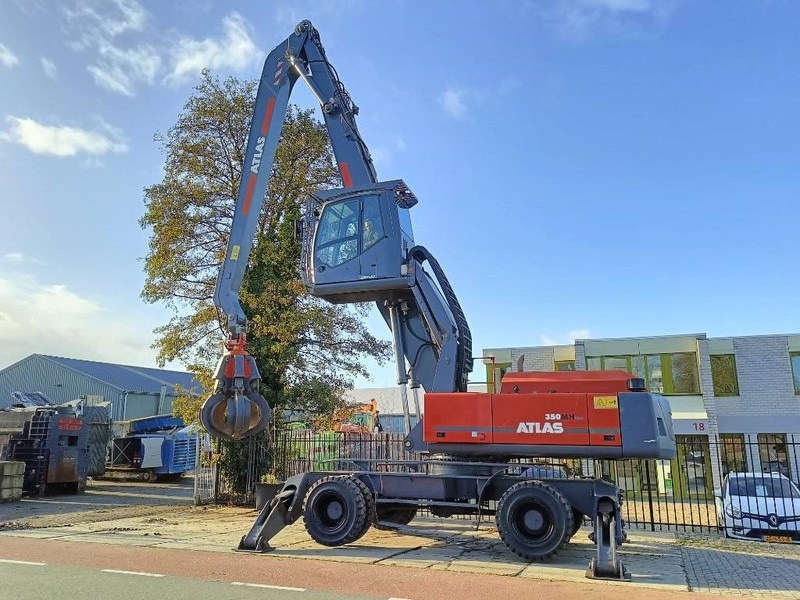Waste/ Industry handler for transportation of garbage Atlas 350MH - 350 MH overslag kraan waste handler umslag: picture 14