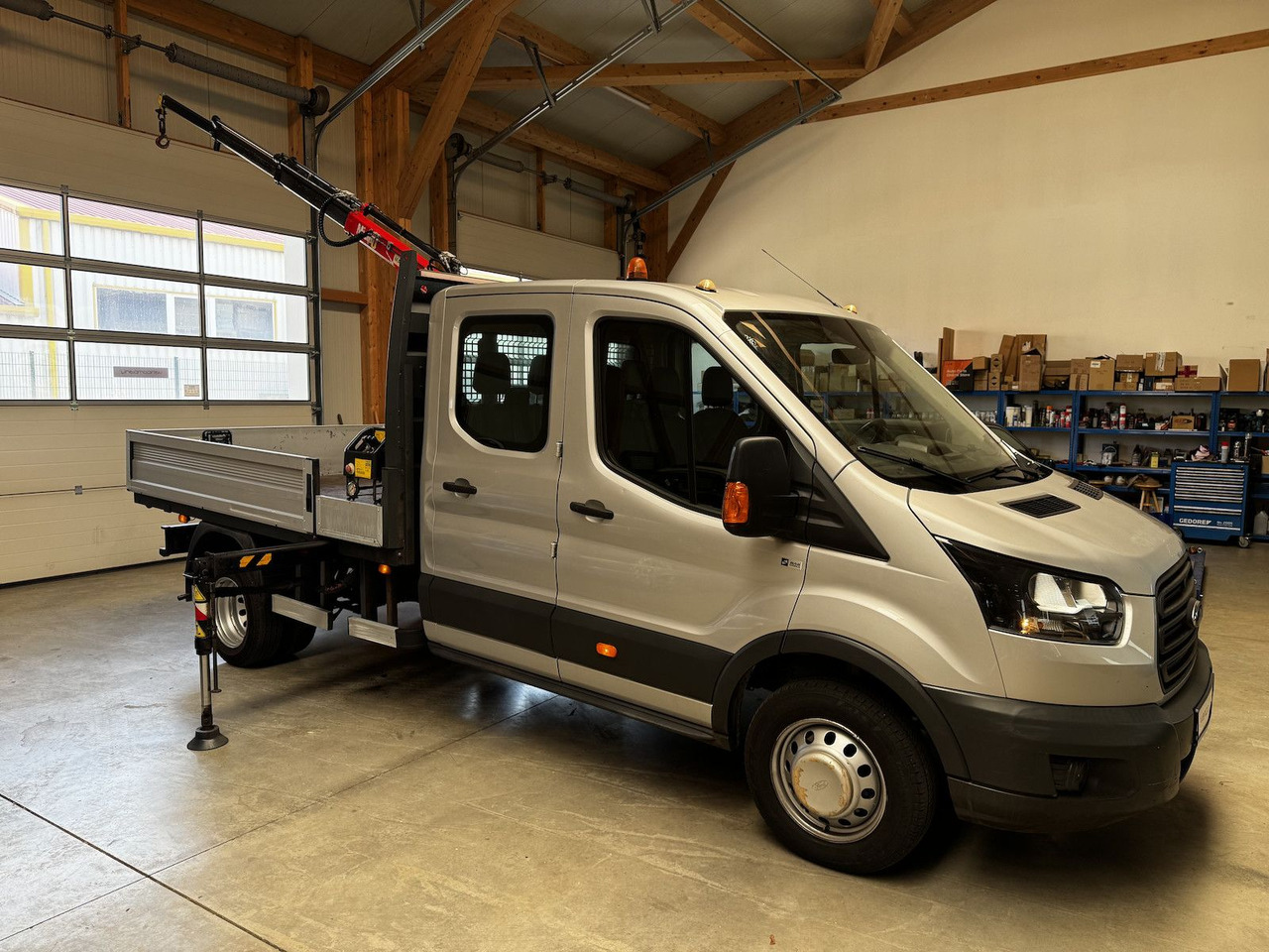 Ford Transit FT 350 DokaTdCI 1.2t Fassi Kran - Open body delivery van, Combi van: picture 1 Ford Transit FT 350 DokaTdCI 1.2t Fassi Kran - Open body delivery van, Combi van: picture 1