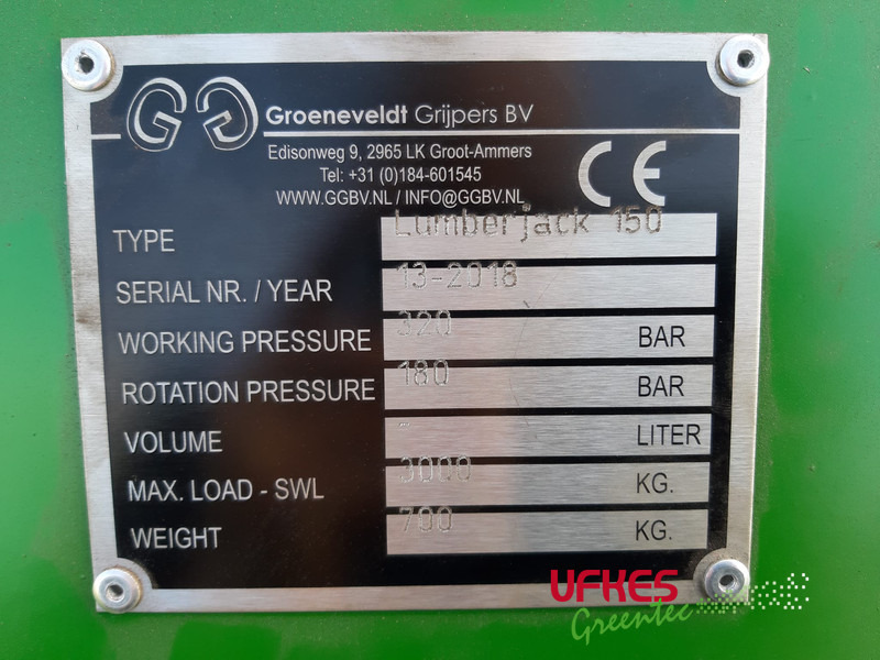 Forestry equipment Groeneveldt Lumberjack 150: picture 12