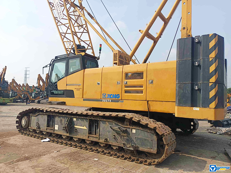XCMG XGC75 small used 75ton crwler crane mobile with with Main Boom 58m - Crawler crane: picture 2 XCMG XGC75 small used 75ton crwler crane mobile with with Main Boom 58m - Crawler crane: picture 2