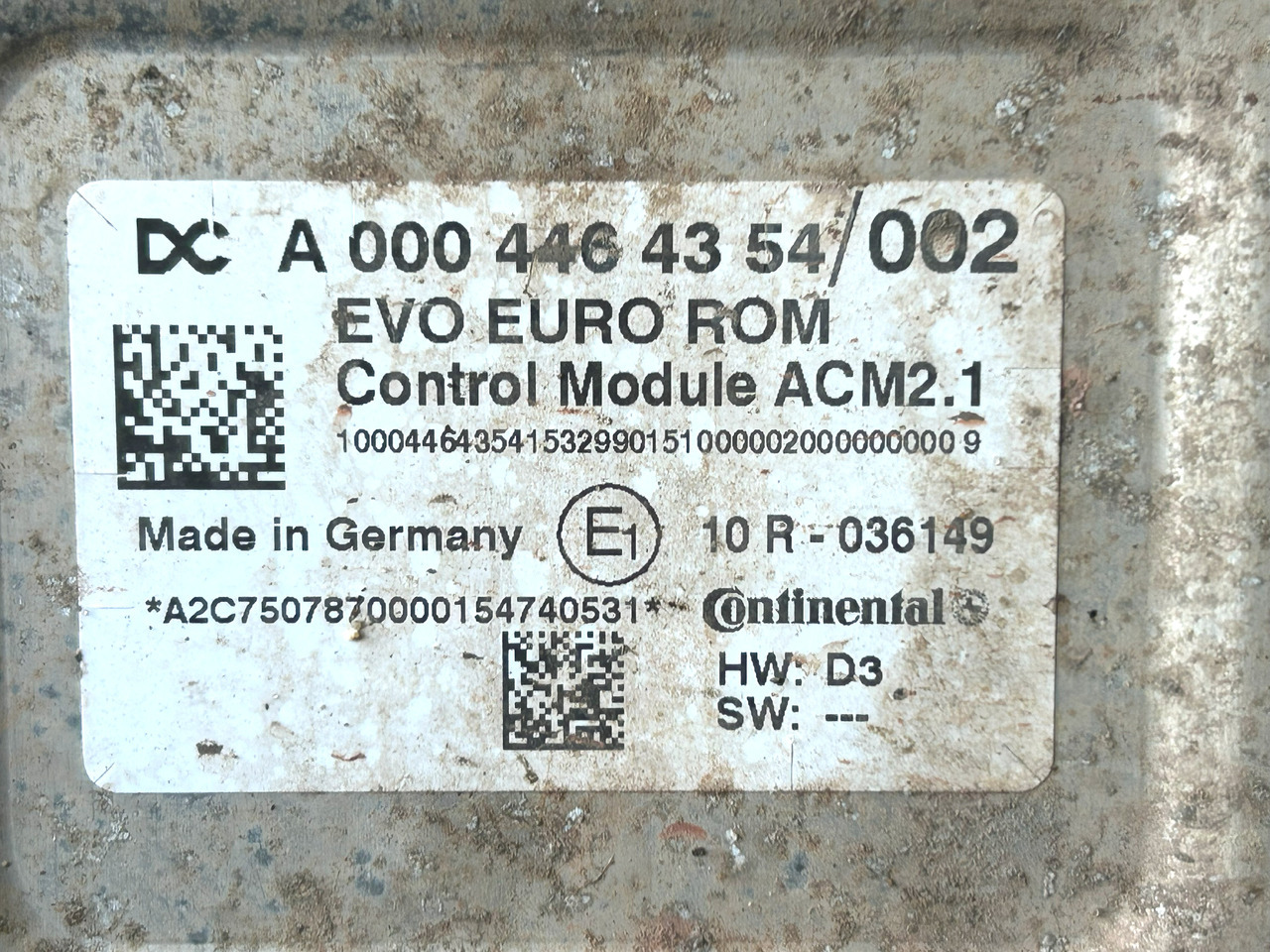 MERCEDES AROCS MP4 ACM 2.1 - ECU for Truck: picture 3 MERCEDES AROCS MP4 ACM 2.1 - ECU for Truck: picture 3