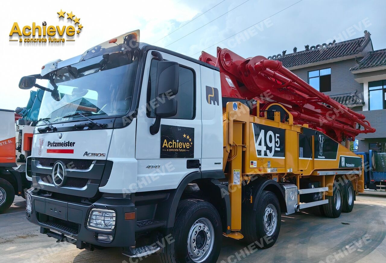 PUTZMEISTER Mercedes-Benz 4141 Putzmeister 49.5M 【ACHIEVE】TOP CONDITION!!! - Concrete pump truck: picture 2 PUTZMEISTER Mercedes-Benz 4141 Putzmeister 49.5M 【ACHIEVE】TOP CONDITION!!! - Concrete pump truck: picture 2