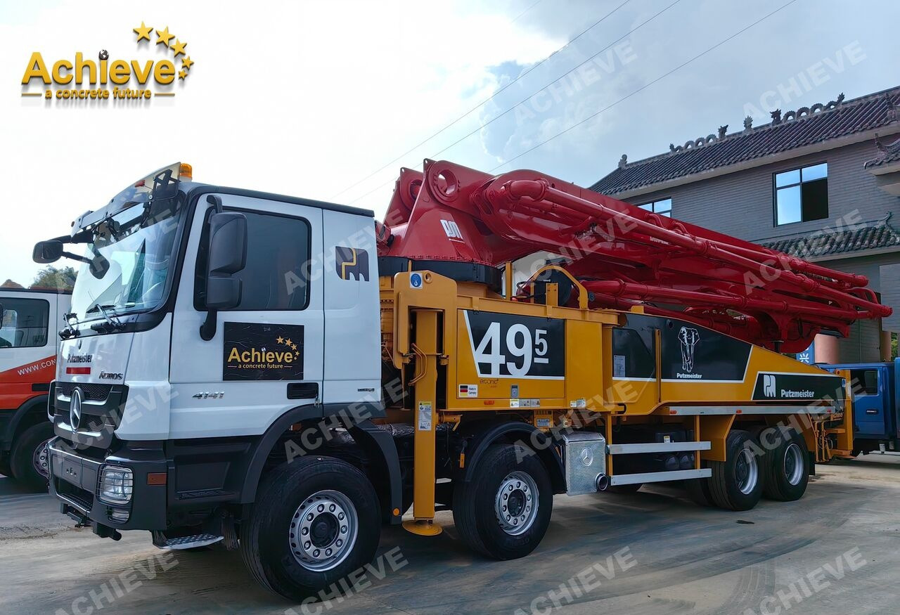 PUTZMEISTER Mercedes-Benz 4141 Putzmeister 49.5M 【ACHIEVE】TOP CONDITION!!! - Concrete pump truck: picture 4 PUTZMEISTER Mercedes-Benz 4141 Putzmeister 49.5M 【ACHIEVE】TOP CONDITION!!! - Concrete pump truck: picture 4