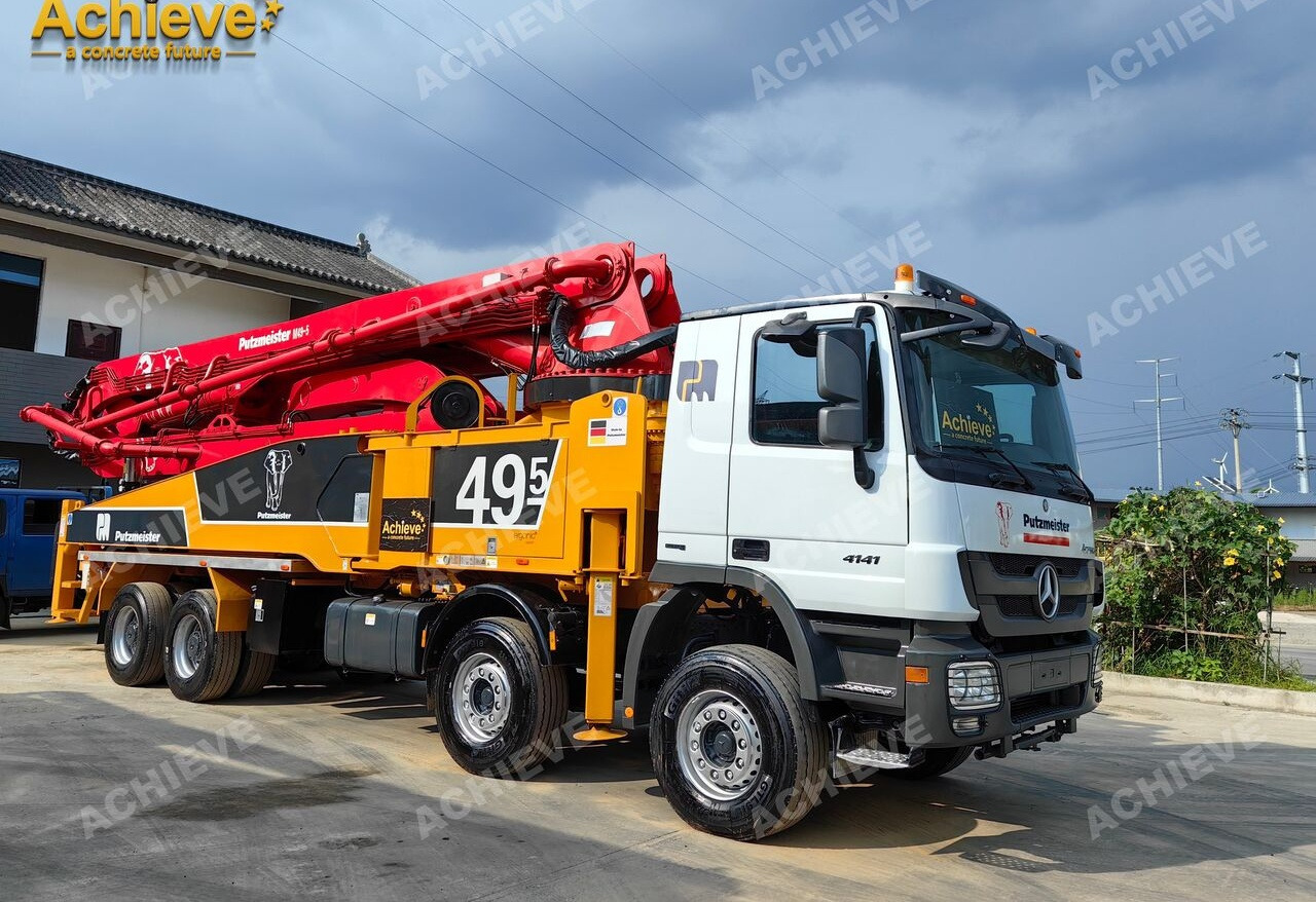 PUTZMEISTER Mercedes-Benz 4141 Putzmeister 49.5M 【ACHIEVE】TOP CONDITION!!! - Concrete pump truck: picture 1 PUTZMEISTER Mercedes-Benz 4141 Putzmeister 49.5M 【ACHIEVE】TOP CONDITION!!! - Concrete pump truck: picture 1