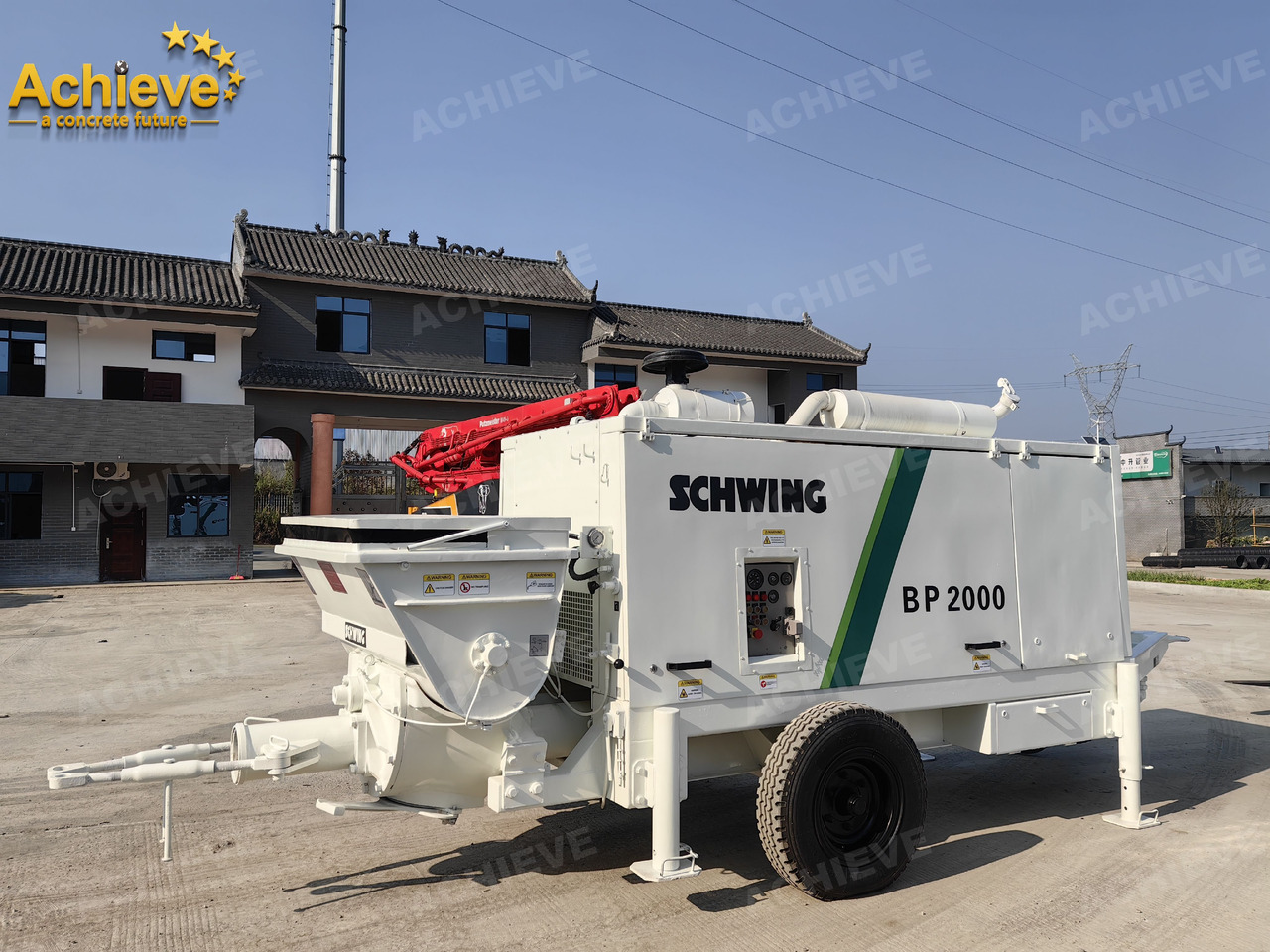 Schwing BP2000 5000kg 2008 Concrete Pump With Brand New High Quality 【ACHIEVE】 TOP CONDITION!!! - Stationary concrete pump: picture 3 Schwing BP2000 5000kg 2008 Concrete Pump With Brand New High Quality 【ACHIEVE】 TOP CONDITION!!! - Stationary concrete pump: picture 3
