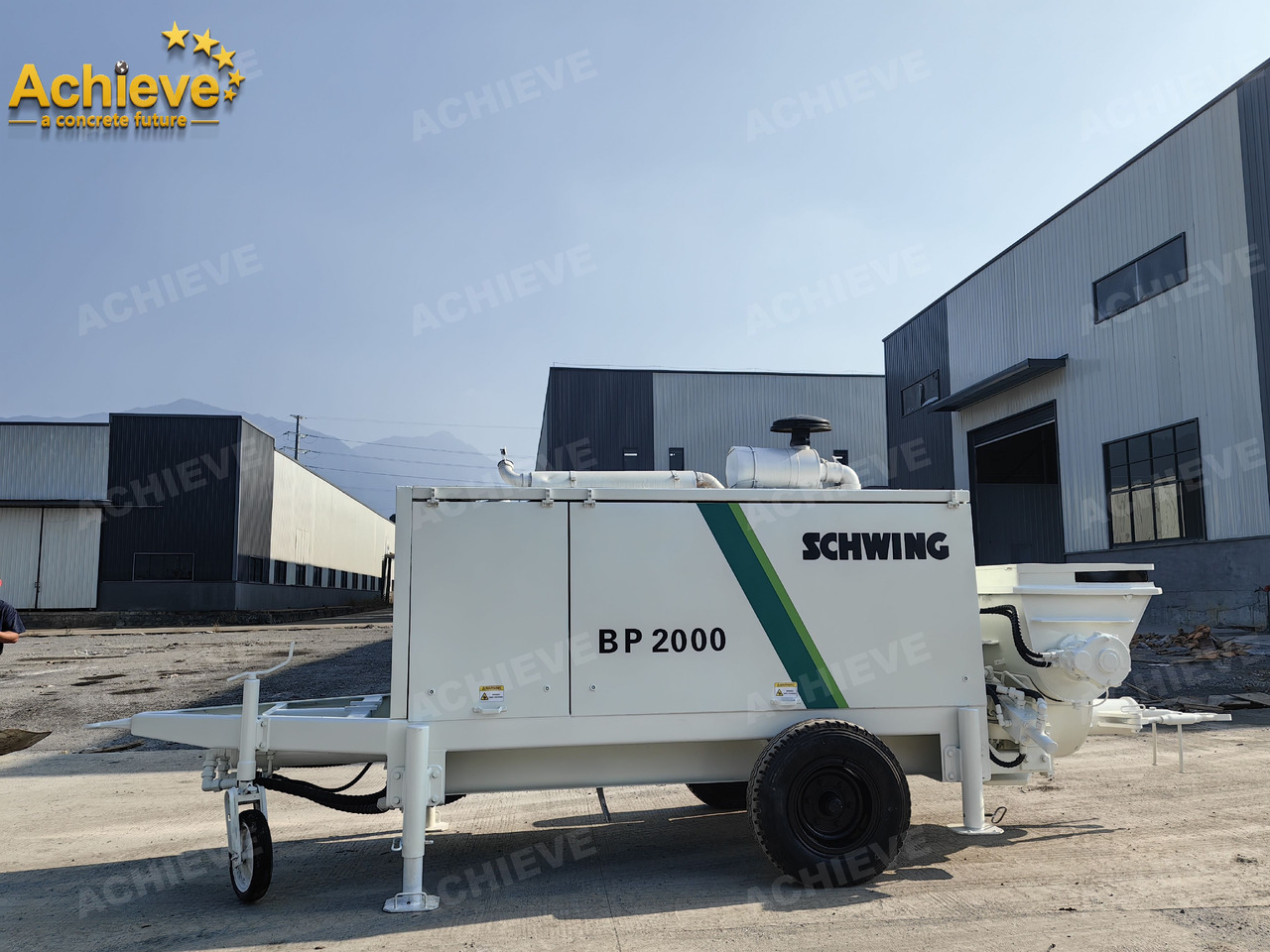 Schwing BP2000 5000kg 2008 Concrete Pump With Brand New High Quality 【ACHIEVE】 TOP CONDITION!!! - Stationary concrete pump: picture 1 Schwing BP2000 5000kg 2008 Concrete Pump With Brand New High Quality 【ACHIEVE】 TOP CONDITION!!! - Stationary concrete pump: picture 1