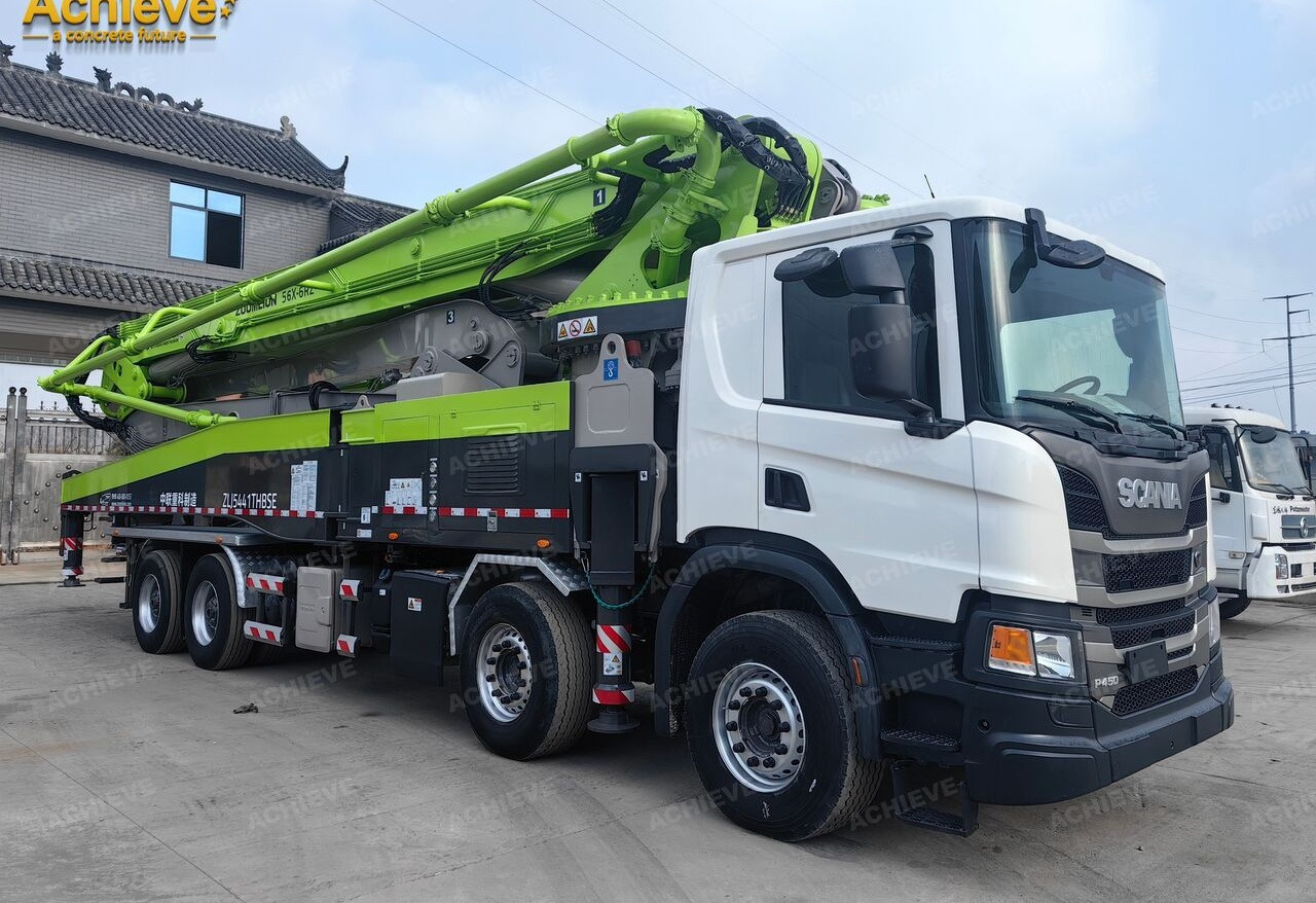 ZOOMLION ZOOMLION 2019 ZOOMLION 56X-6RZ 56M Scania P450 8x4【ACHIEVE】TOP CONDITION!!! - Concrete pump truck: picture 1 ZOOMLION ZOOMLION 2019 ZOOMLION 56X-6RZ 56M Scania P450 8x4【ACHIEVE】TOP CONDITION!!! - Concrete pump truck: picture 1