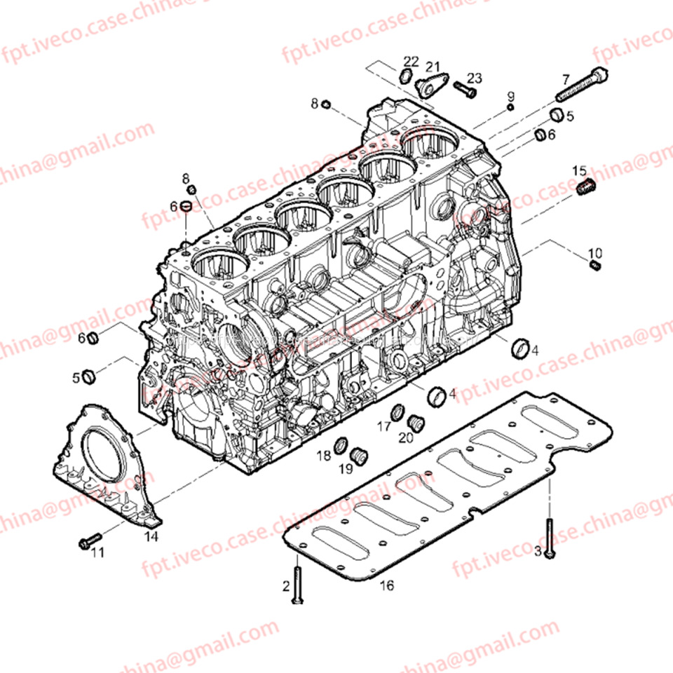 FPT IVECO CASE Cursor9Bus F2CFE612D*J231/F2CFE612A*J098 5802748674 FRONT C.CASE COVER5801463087 - Engine and parts for Bus: picture 1 FPT IVECO CASE Cursor9Bus F2CFE612D*J231/F2CFE612A*J098 5802748674 FRONT C.CASE COVER5801463087 - Engine and parts for Bus: picture 1