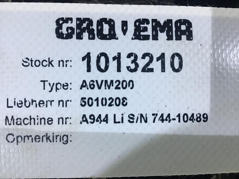 Liebherr A944C Li - Hydraulic motor: picture 3 Liebherr A944C Li - Hydraulic motor: picture 3