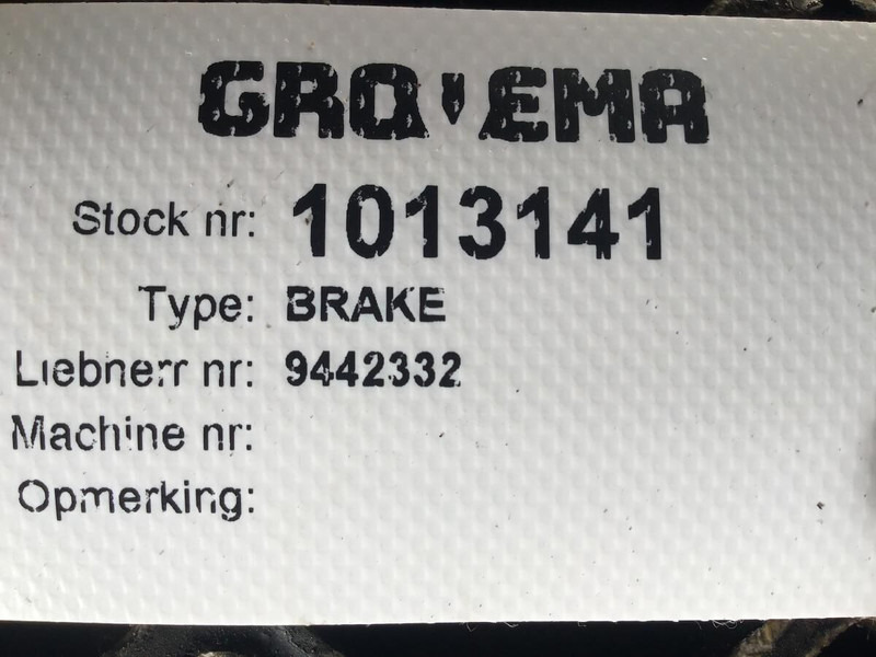 Liebherr Brake Housing - Brake parts: picture 3 Liebherr Brake Housing - Brake parts: picture 3