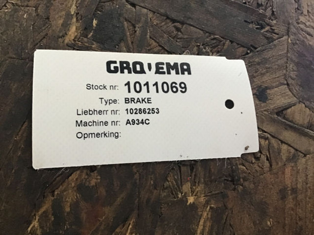 Liebherr Brake - Brake drum: picture 1 Liebherr Brake - Brake drum: picture 1
