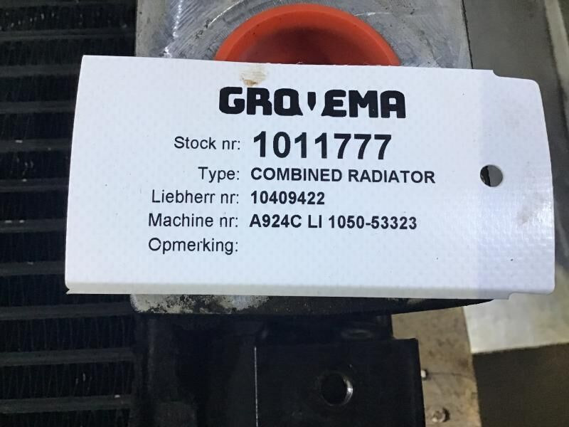 Liebherr COMBINED RADIATOR - Radiator: picture 3 Liebherr COMBINED RADIATOR - Radiator: picture 3