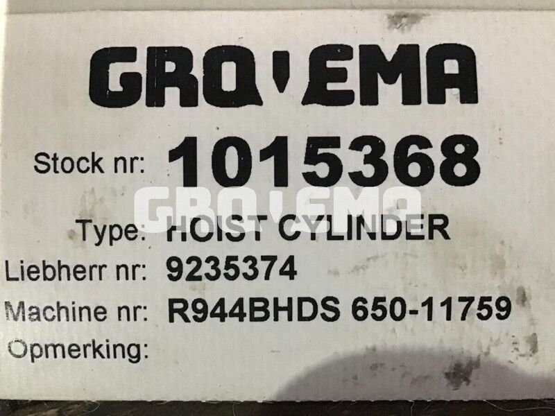 Liebherr Cilinder - Hydraulic cylinder: picture 3 Liebherr Cilinder - Hydraulic cylinder: picture 3