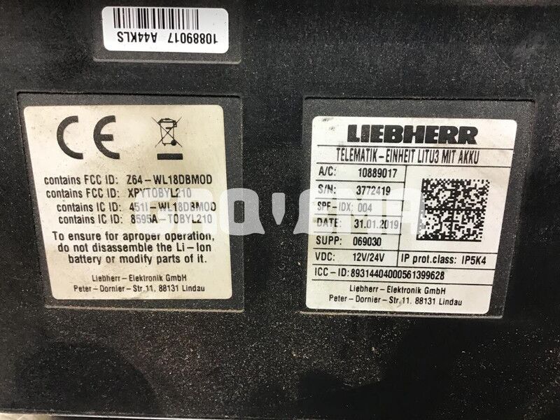 Liebherr Electric Module - ECU: picture 2 Liebherr Electric Module - ECU: picture 2