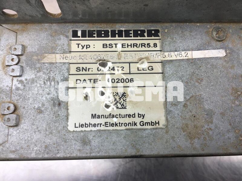 Liebherr Excavator Control - Hydraulics: picture 3 Liebherr Excavator Control - Hydraulics: picture 3