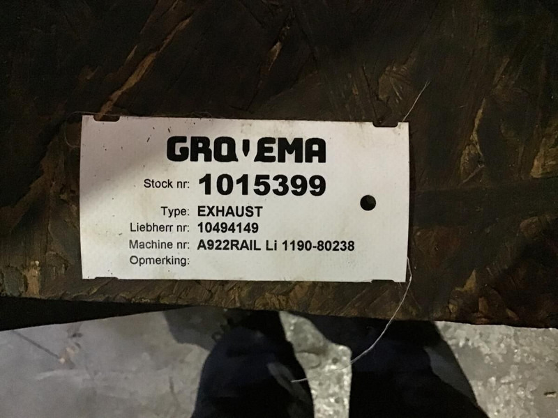 Liebherr Exhaust - Muffler: picture 2 Liebherr Exhaust - Muffler: picture 2