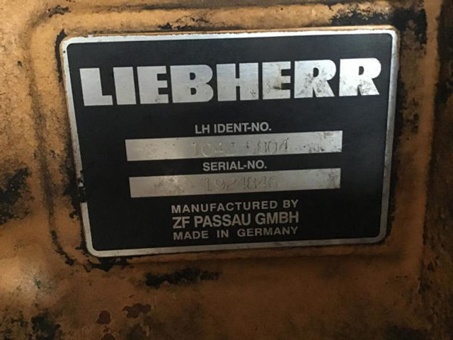 Liebherr Front Axle - Front axle: picture 3 Liebherr Front Axle - Front axle: picture 3